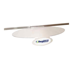 מחזיק נעל אליפטי מפלסטיק עם לוגו, שקוף