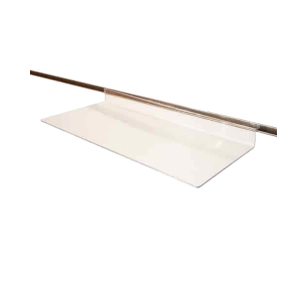 מחזיק נעל מלבני מפלסטיק שקוף ללא שלט