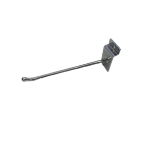 קוץ לקיר מחורץ 10 ס"מ עם גולת בטחון, כרום