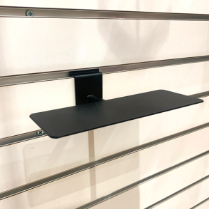 מחזיק נעל שטוח מלבני מתכתי, שחור