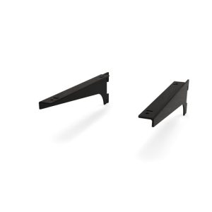 זוג תומכי מדף לעץ 25-30 ס"מ, שחור - ויטארו/סיסטמה