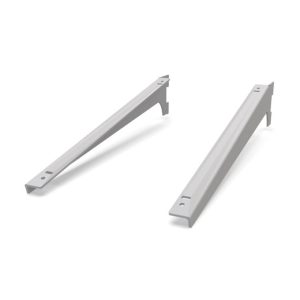 זוג תומכי מדף משופע 35-40 ס"מ לבן, ויטארו/סיסטמה