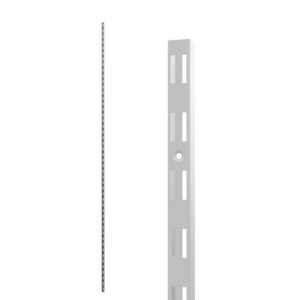 פרופיל סיסטמה צד אחד, מסילה כפולה, גובה 240 ס"מ, לבן