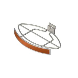 מחזיק נעל אליפטי רשת מתכתי - מידת בוגר, עם מיתוג - למערכת חריצים