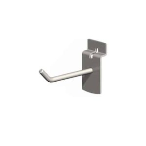 קוץ תליה לקיר מחורץ, 15 ס"מ, כסוף