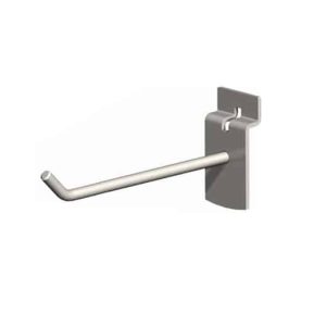 קוץ תליה לקיר מחורץ, 25 ס"מ, כסוף