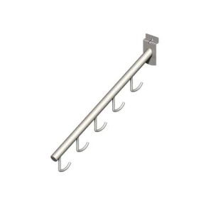 מתלה משופע עגול ל 5 תיקים - למערכת חריצים