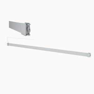 מסילת תליה קצה מרובע 60 ס"מ - מערכת צינור 35