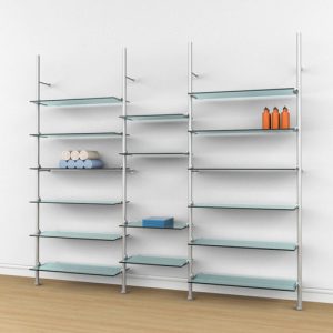 קיט צינור 35 ל 16 מדפים, 3 שדות - צמוד קיר