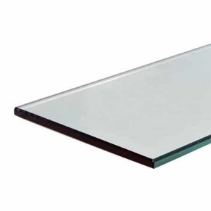 מדף זכוכית מחוסמת - שקוף 120x30x0.8 ס"מ