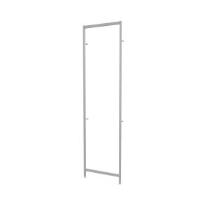 בסיס ורטיק צמוד קיר -  גובה 234 ס"מ, רוחב 60 ס"מ, לבן