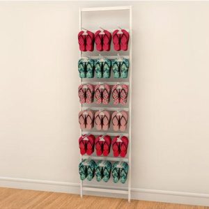 קיט ורטיק צמוד קיר ל 18 קוצים, לבן