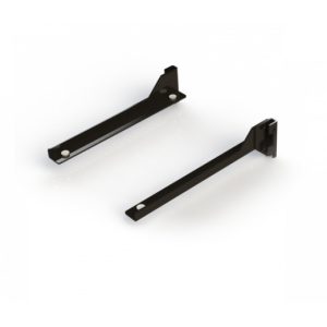 זוג תומכי מדף עומק 35-40 ס"מ, שחור - מערכת ורטיק