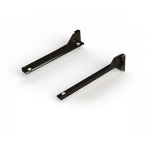 זוג תומכי מדף עומק 25-30 ס"מ, שחור - מערכת ורטיק