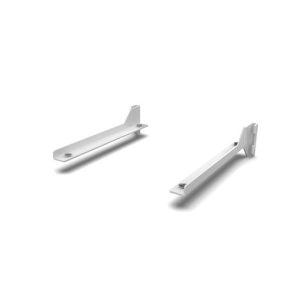 זוג תומכי מדף עומק 35-40 ס"מ, לבן - מערכת ורטיק