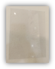 מסגרת לשילוט A6 שקוף עם אינסרט למעמד טלסקופי